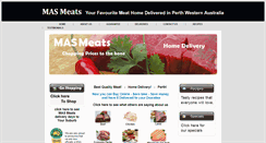 Desktop Screenshot of masmeats.com.au