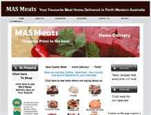 Tablet Screenshot of masmeats.com.au